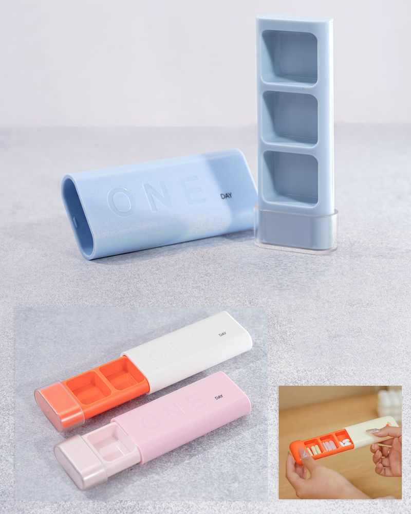 Organizador Pastillas De Viaje 3 Lugares